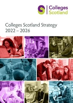 Colleges Scotland Strategy 2022 – 2026